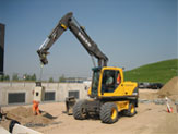 mobiele graafmachine
